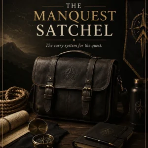 The ManQuest Satchel cover and field kit image